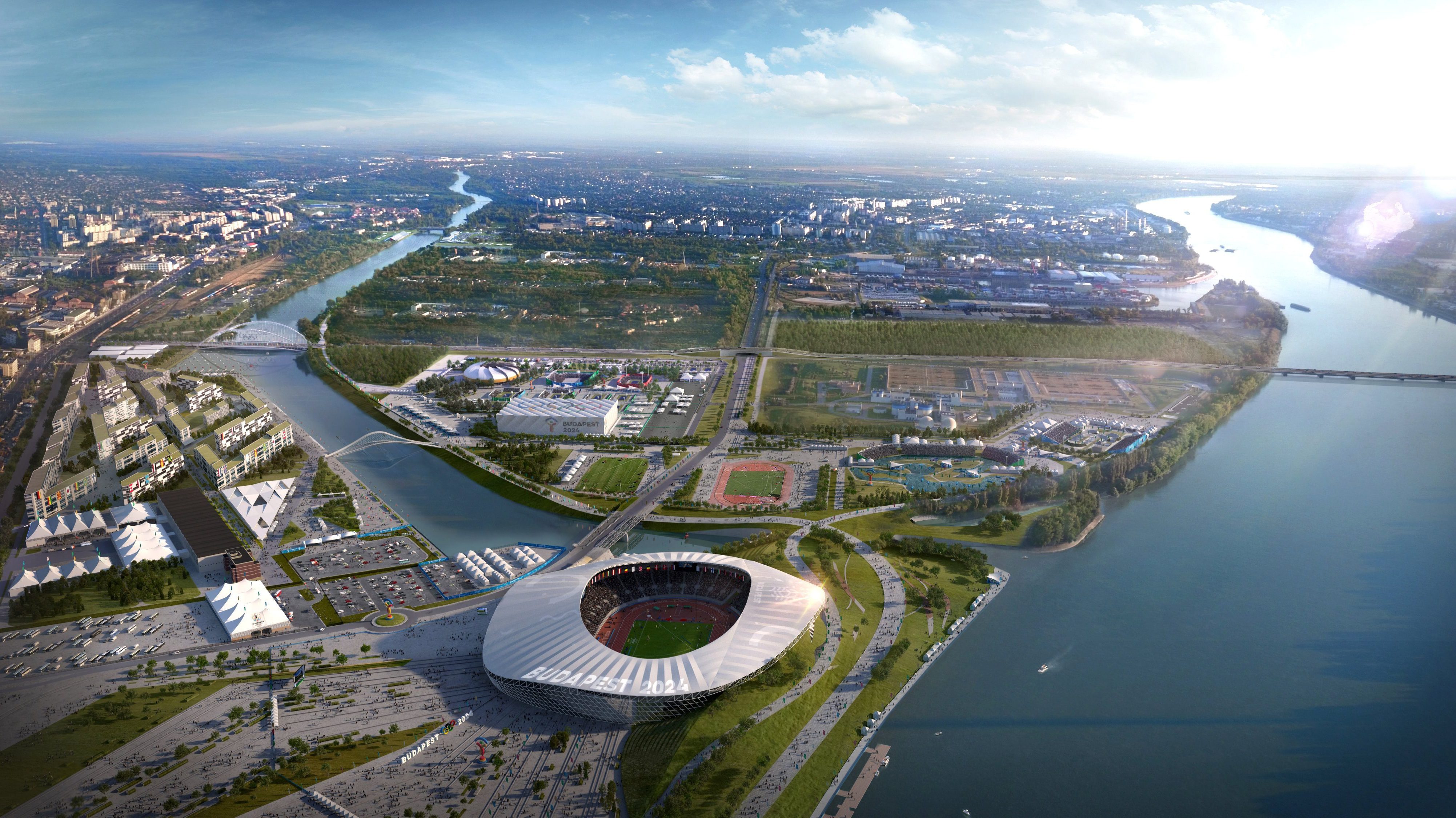 Elkezdték építeni a Budapesti Atlétikai Stadiont