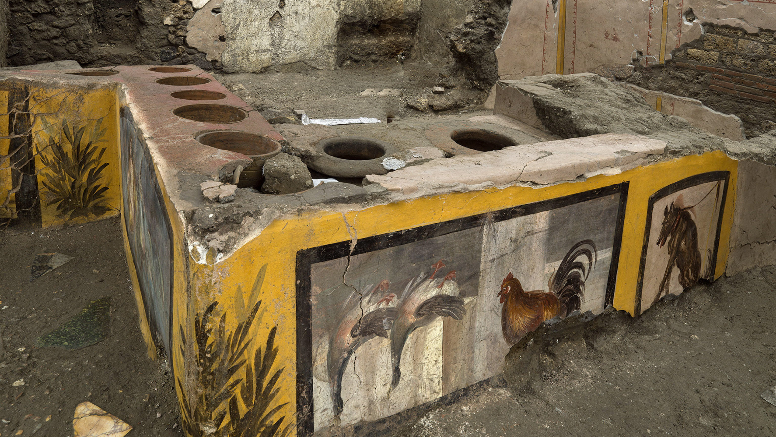 Kétezer éves gyorsétkezdét tártak fel Pompejiben