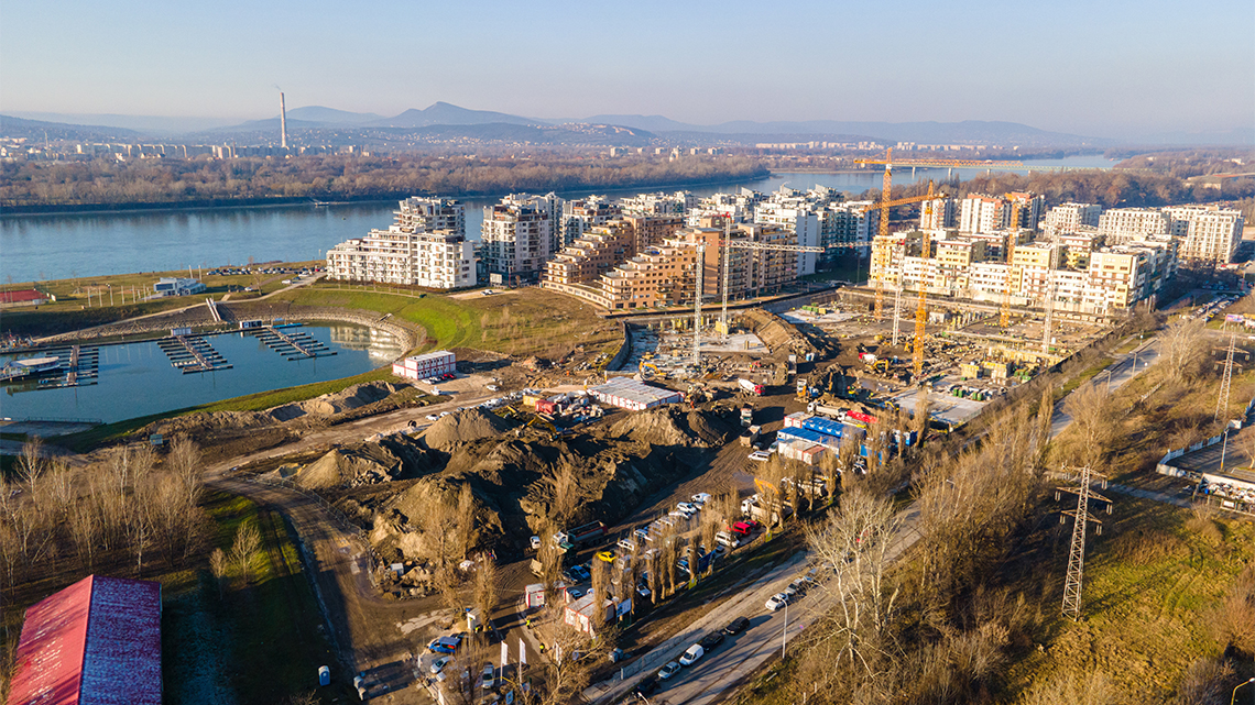 Toronyházas, túlépített városnegyed születhet az Újpesti-öbölben