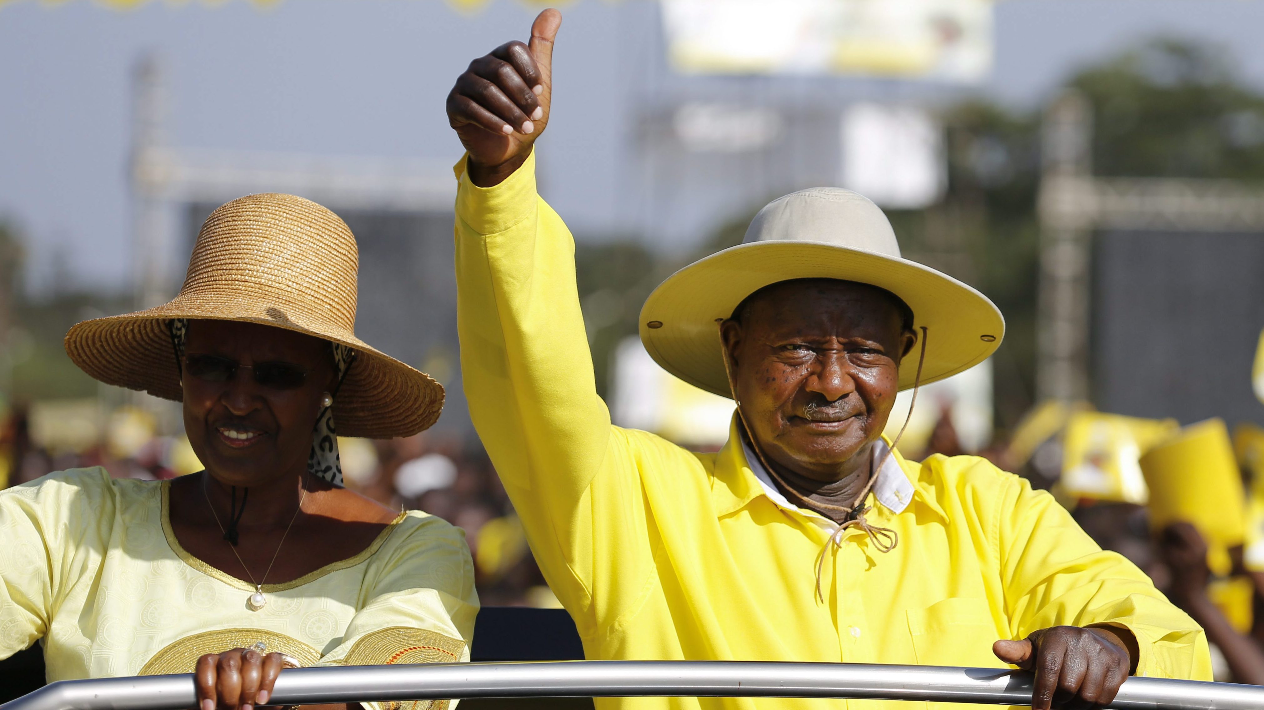 Hatodszor nyert az 1986 óta hivatalban lévő elnök Ugandában