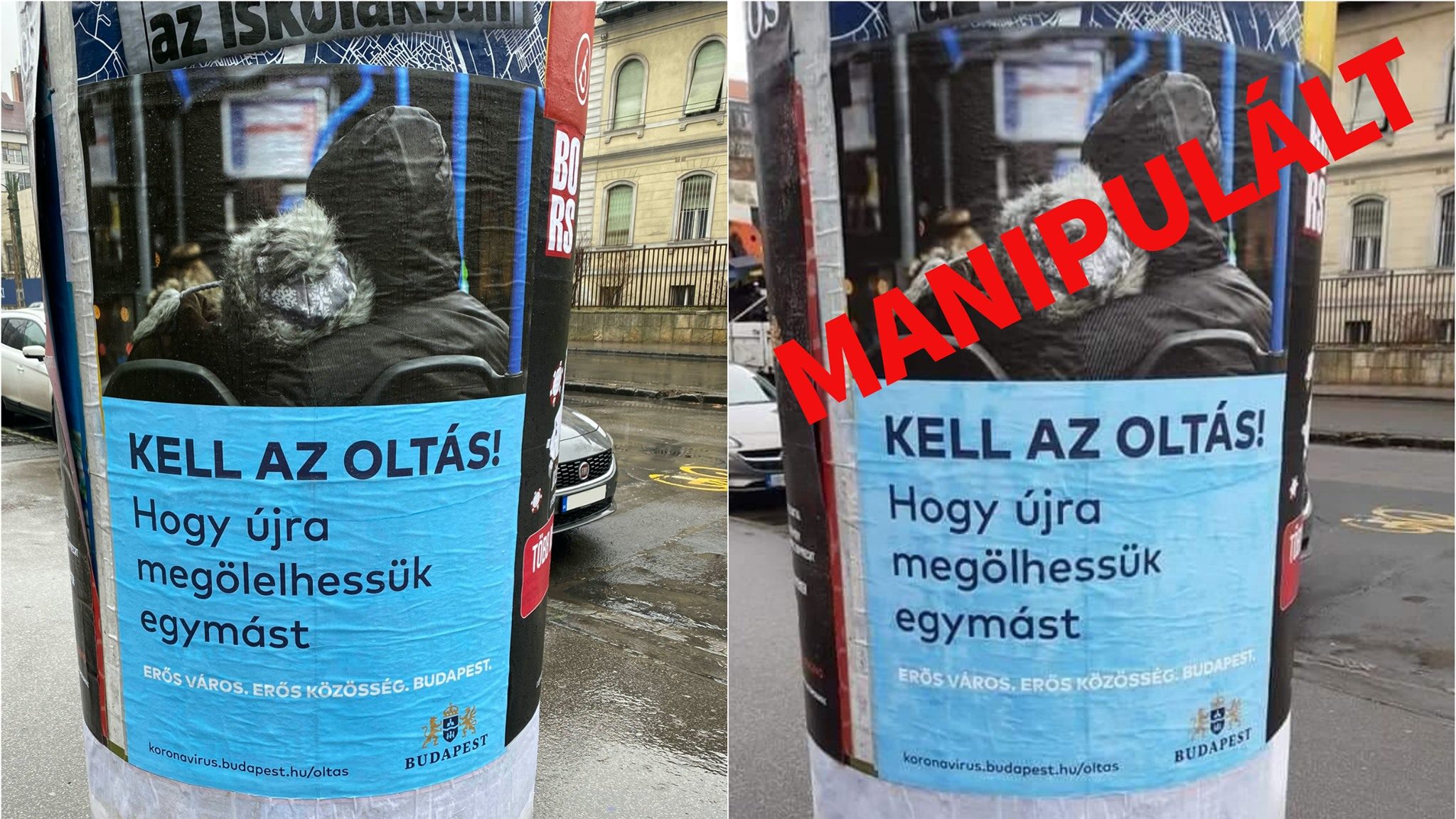 Manipulált képre figyelmeztet a Fővárosi Önkormányzat