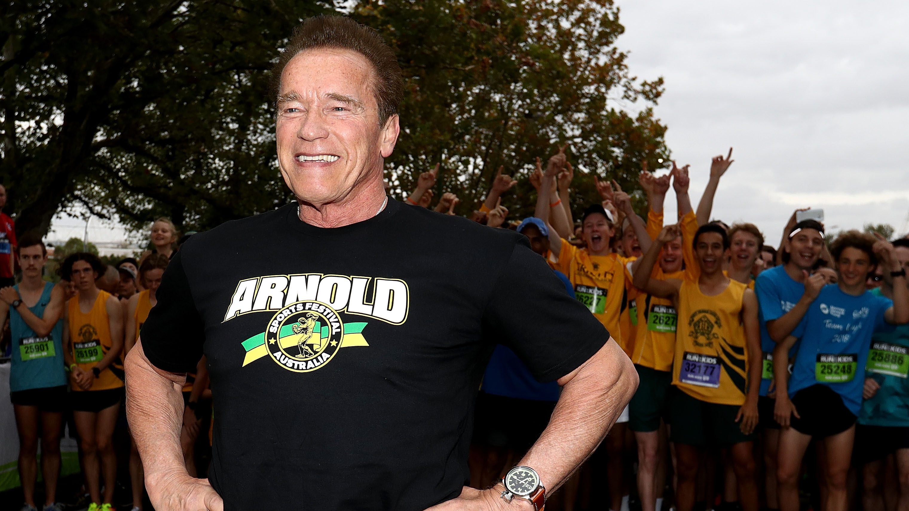 Csak egy kép erejéig, de felbukkant Arnold Schwarzenegger pónija