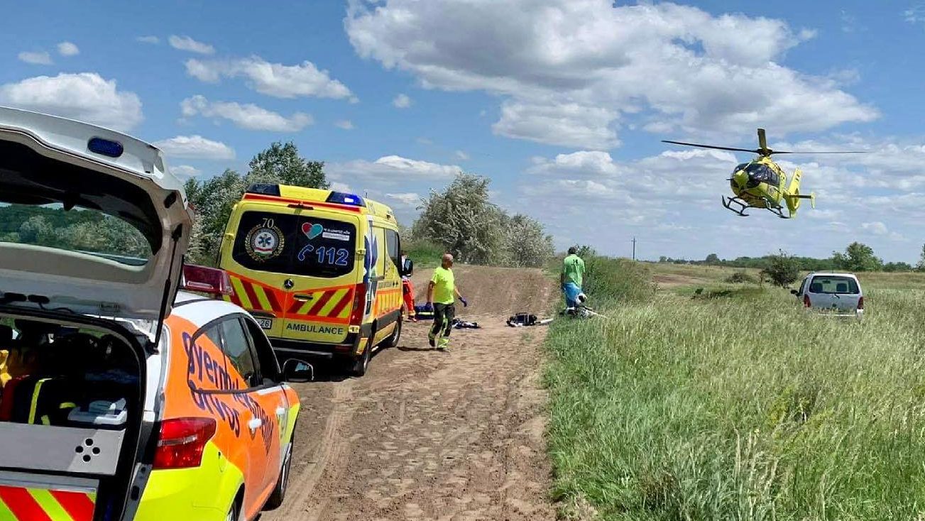 Kritikus az állapota annak a kilencéves kisfiúnak, aki balesetet szenvedett a monori motokrosszpályán