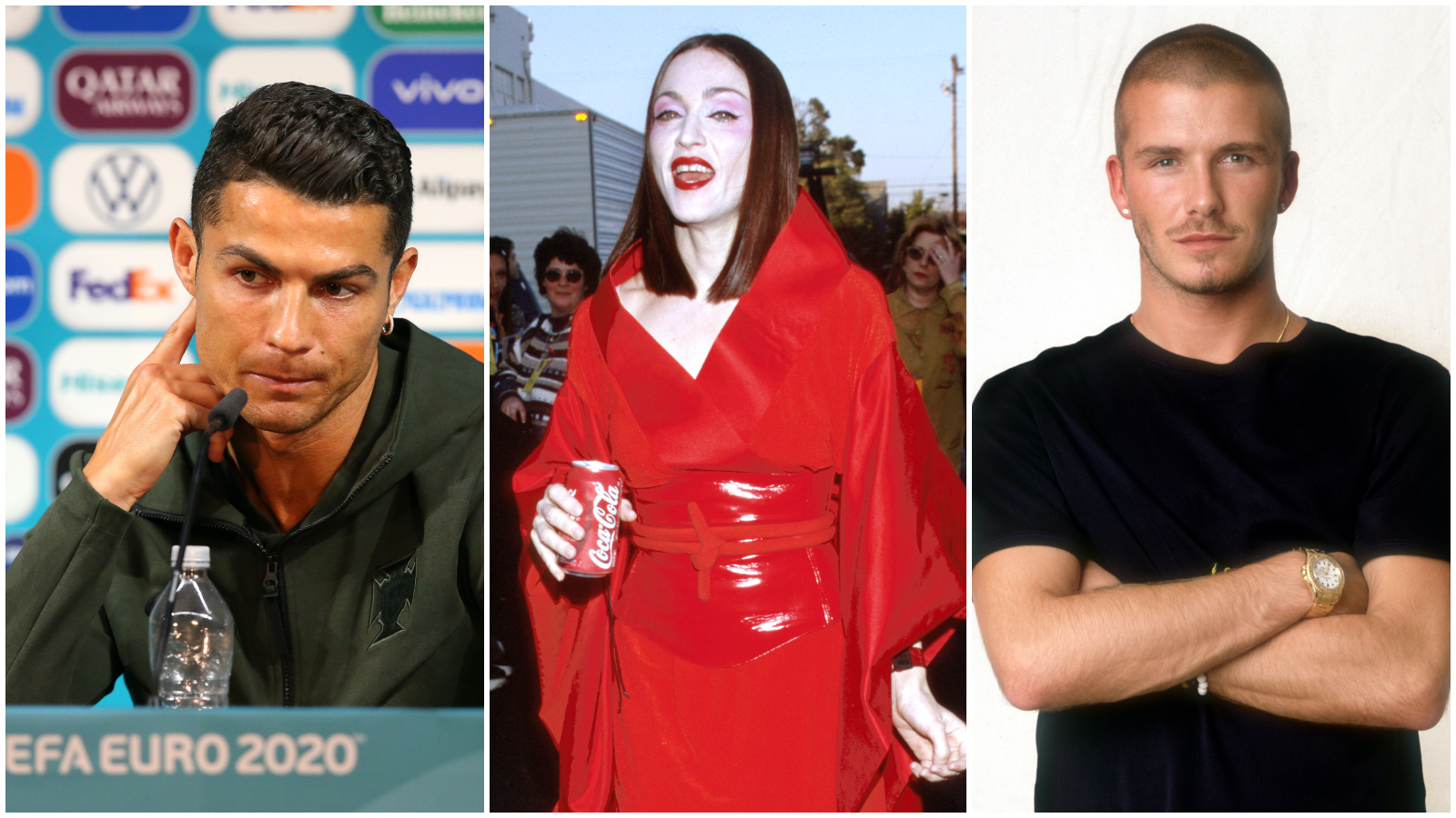 Nem Ronaldo az egyetlen, aki kibabrált egy világhírű márkával, David Beckham haja és Madonna klipje is problémás volt