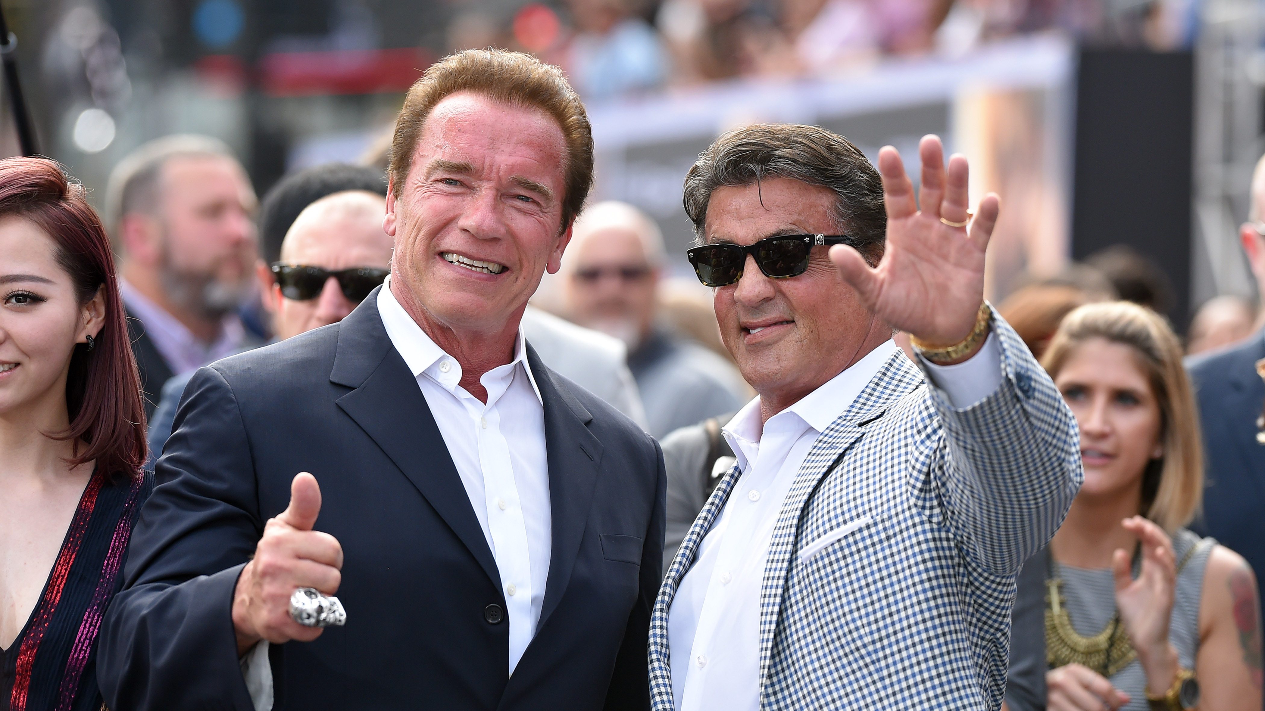 Sylvester Stallone és Arnold Schwarzenegger egy év után először találkoztak
