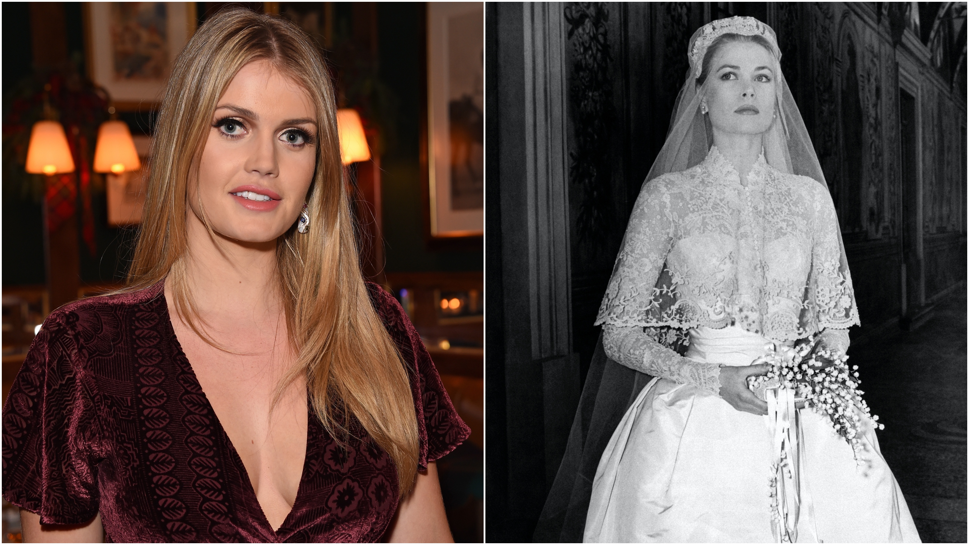 Diana unokahúgának menyasszonyi ruháját mintha egy az egyben Grace Kelly inspirálta volna