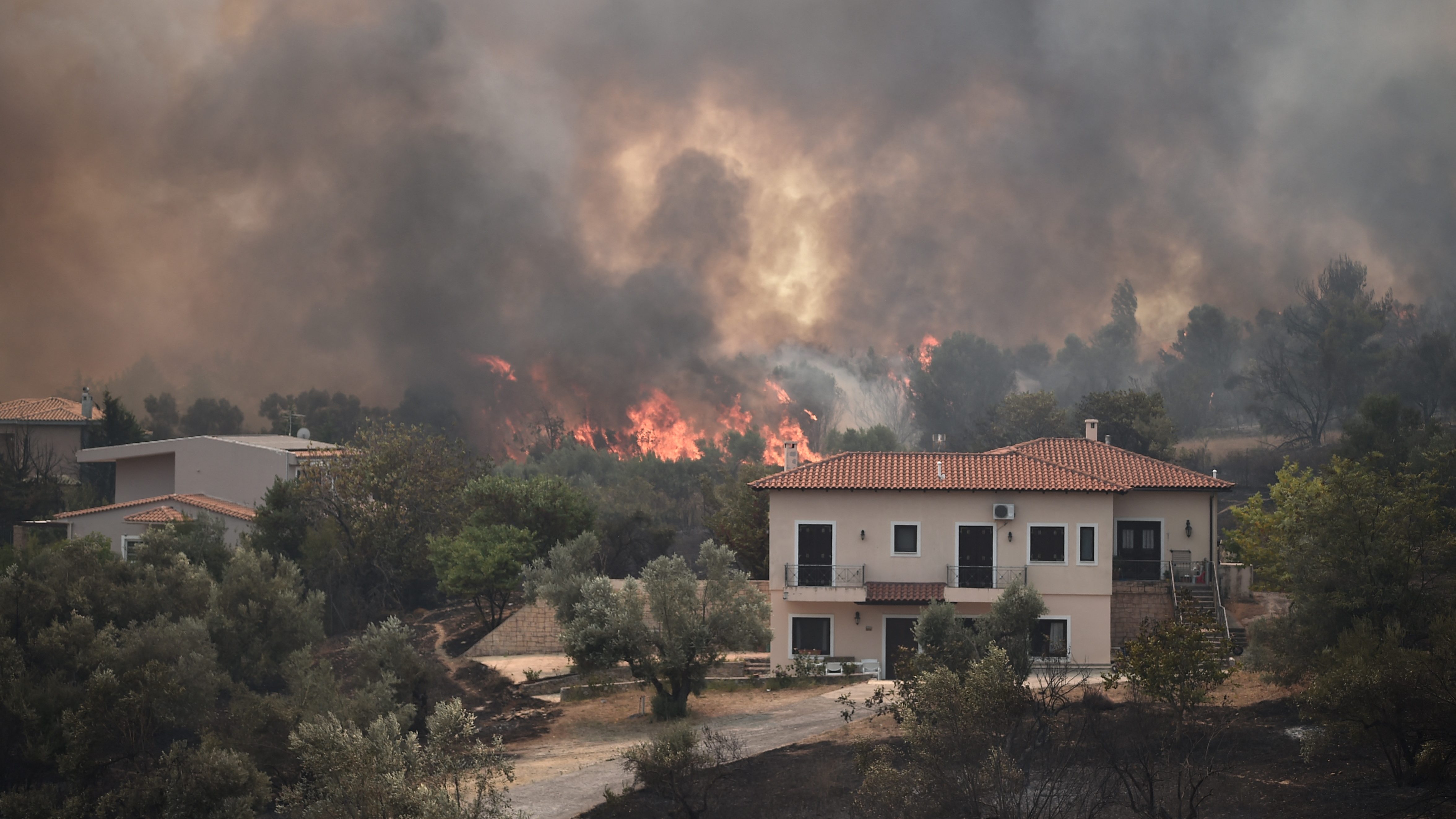 Ezreket evakuáltak a mediterrán bozóttüzek miatt