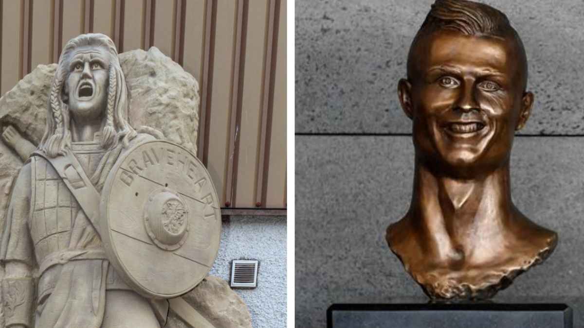 Bénább szobrot kapott a rettenthetetlen William Wallace, mint Cristiano Ronaldo
