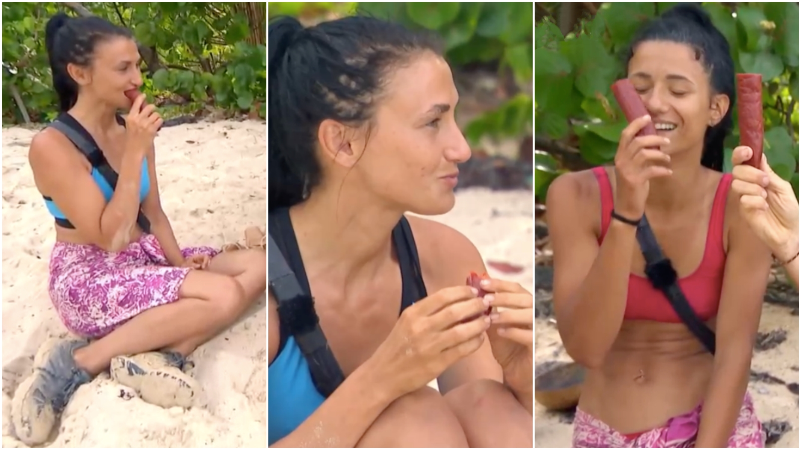 Survivor: Sabira elmondta, hogy vegetáriánus, majd két pofára ette a kolbászt