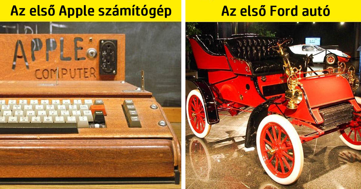 Így néztek ki ezek a népszerű termékek az első megjelenésükkor