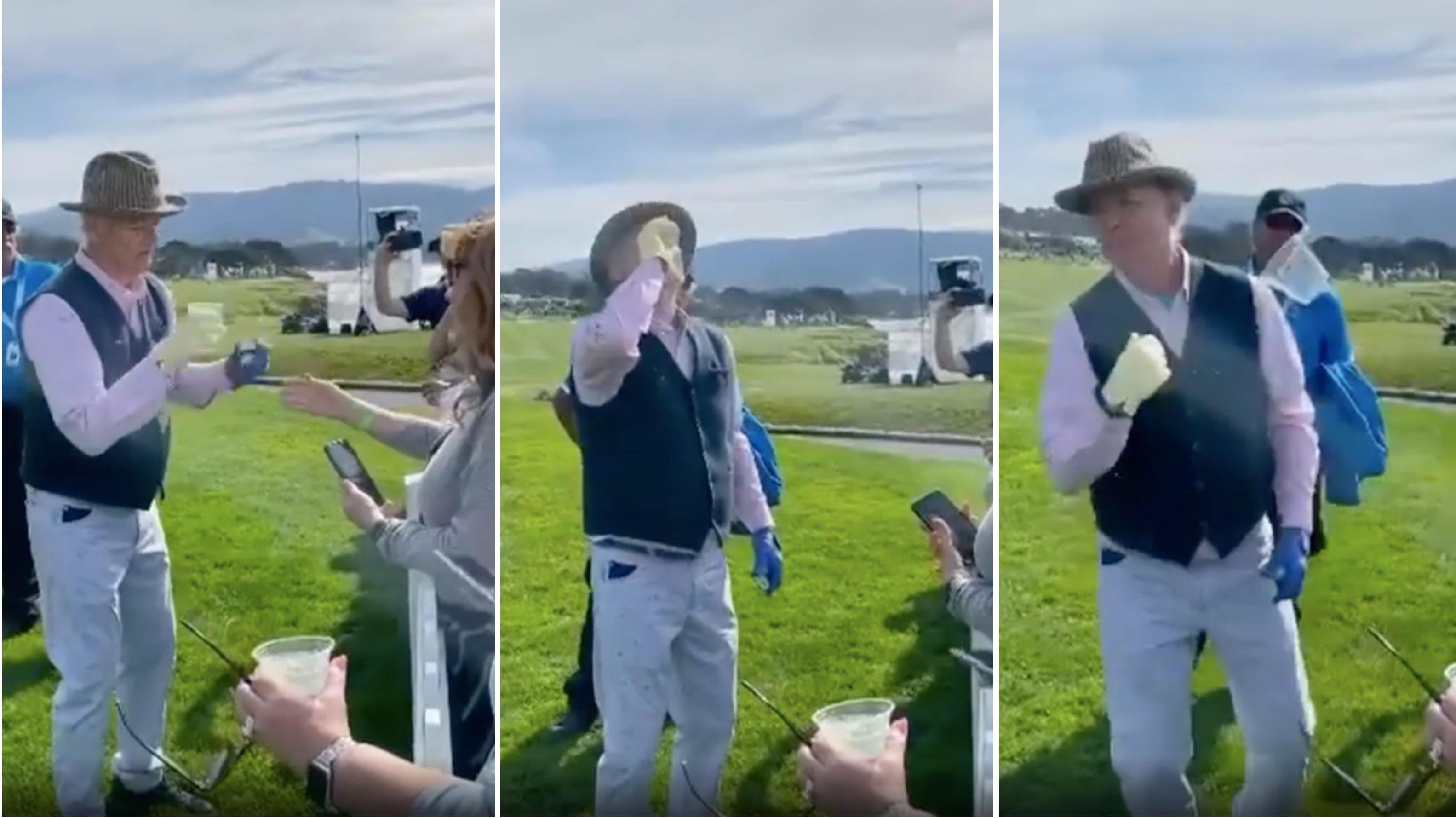 Bill Murray golfozás közben lehúzott egy felest, csak azért, mert megkínálta egy rajongója