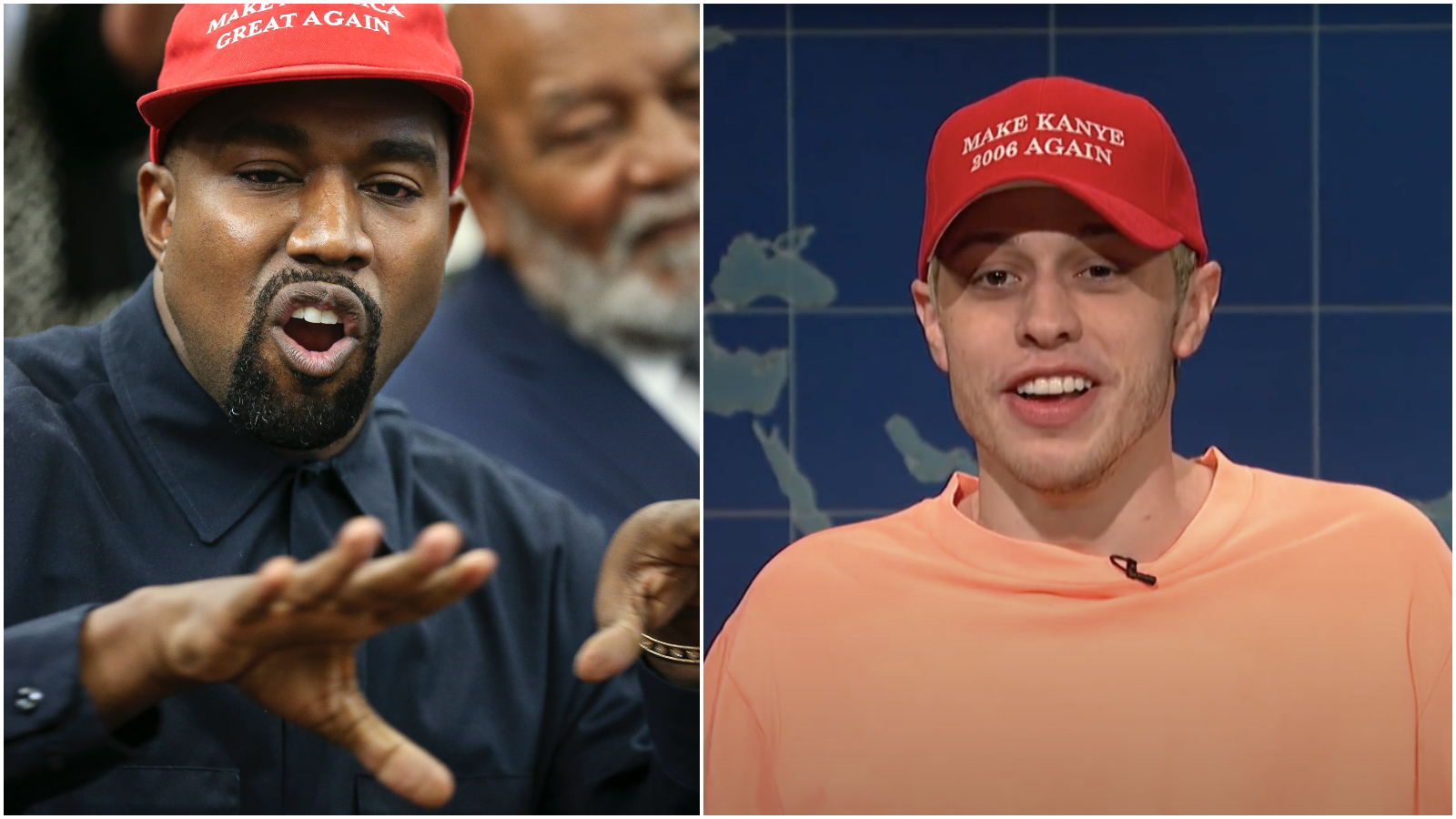 Kanye West most amiatt posztolt Pete Davidsonról, mert az 3 éve kiparodizálta őt