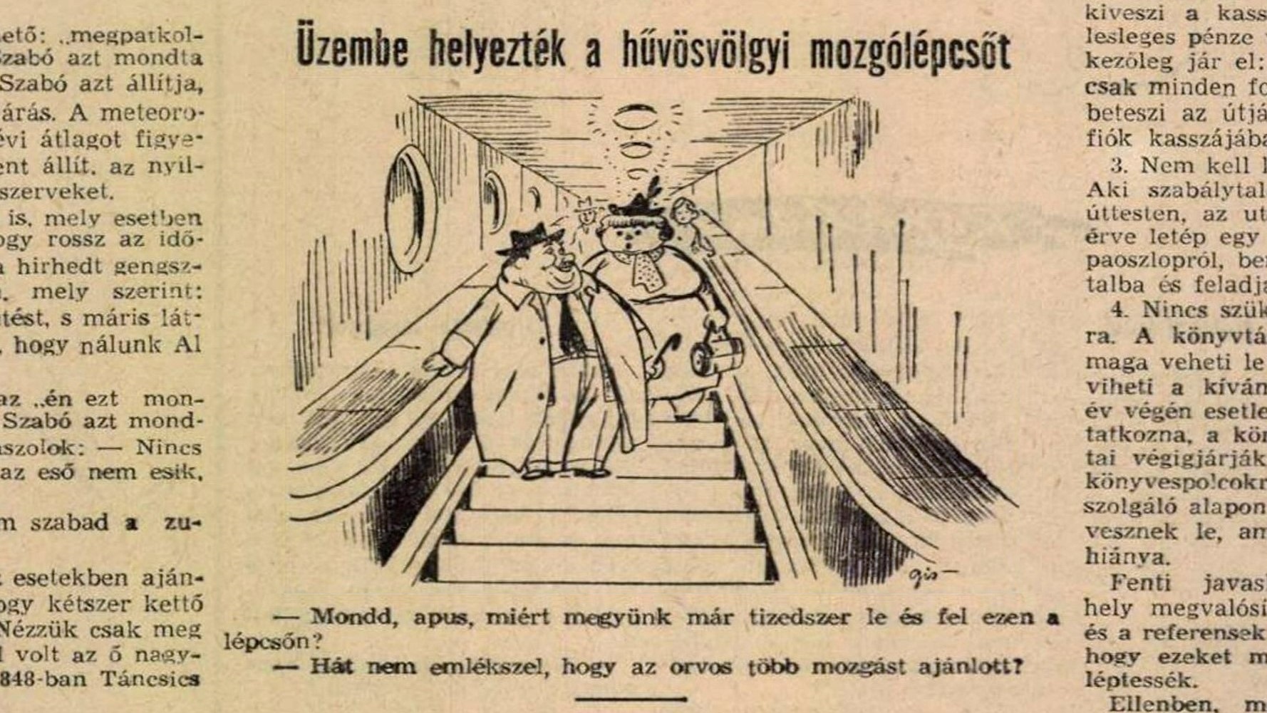 Azért született a hűvösvölgyi mozgólépcső, hogy majd ne féljünk a metróban