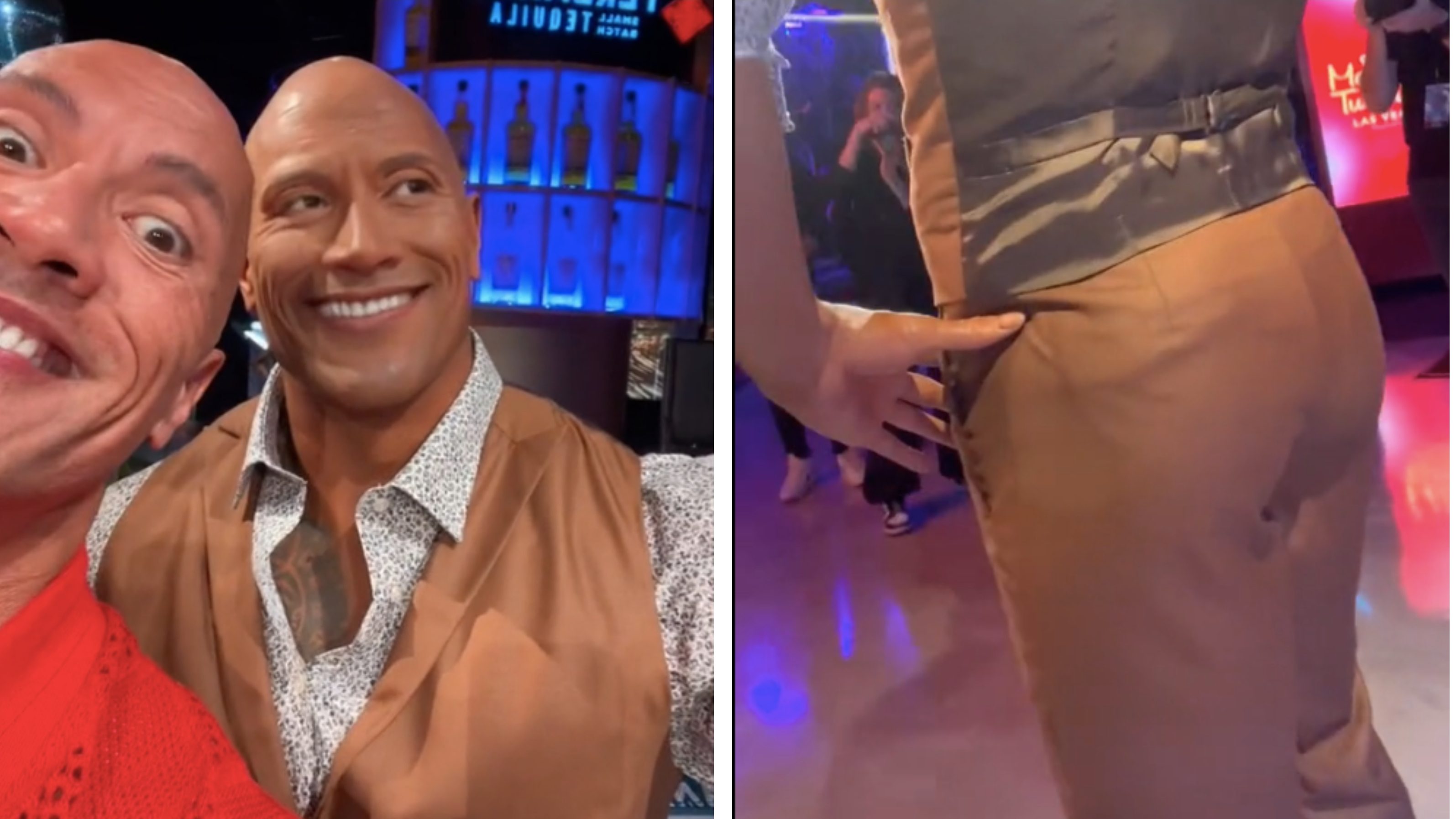 Új viaszfigurát kapott Dwayne Johnson a Madame Tussauds-ban, szerinte a hátsóját nem modellezték tökéletesen