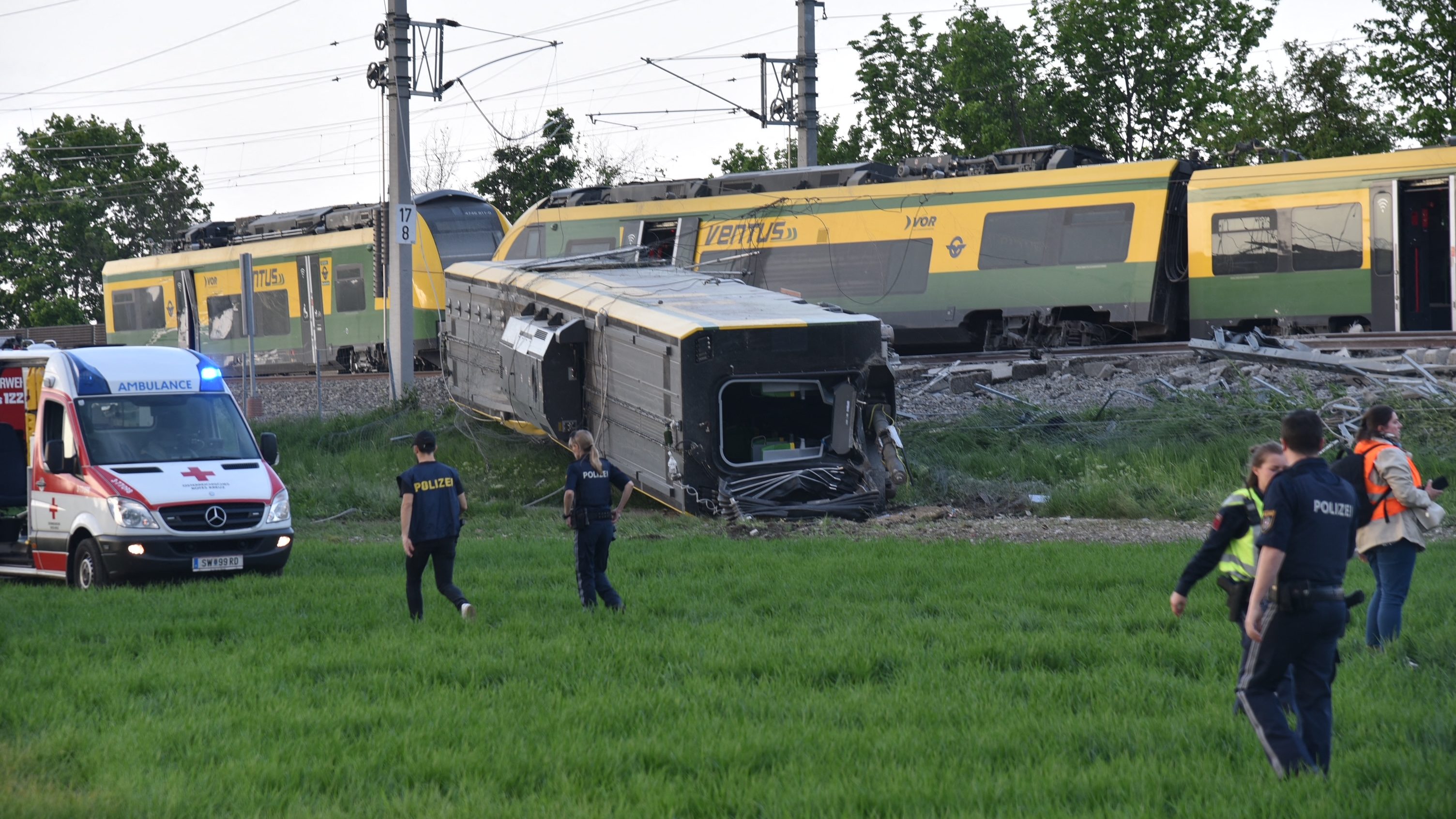 Magyar sérültje is van a hétfői osztrák vonatbalesetnek