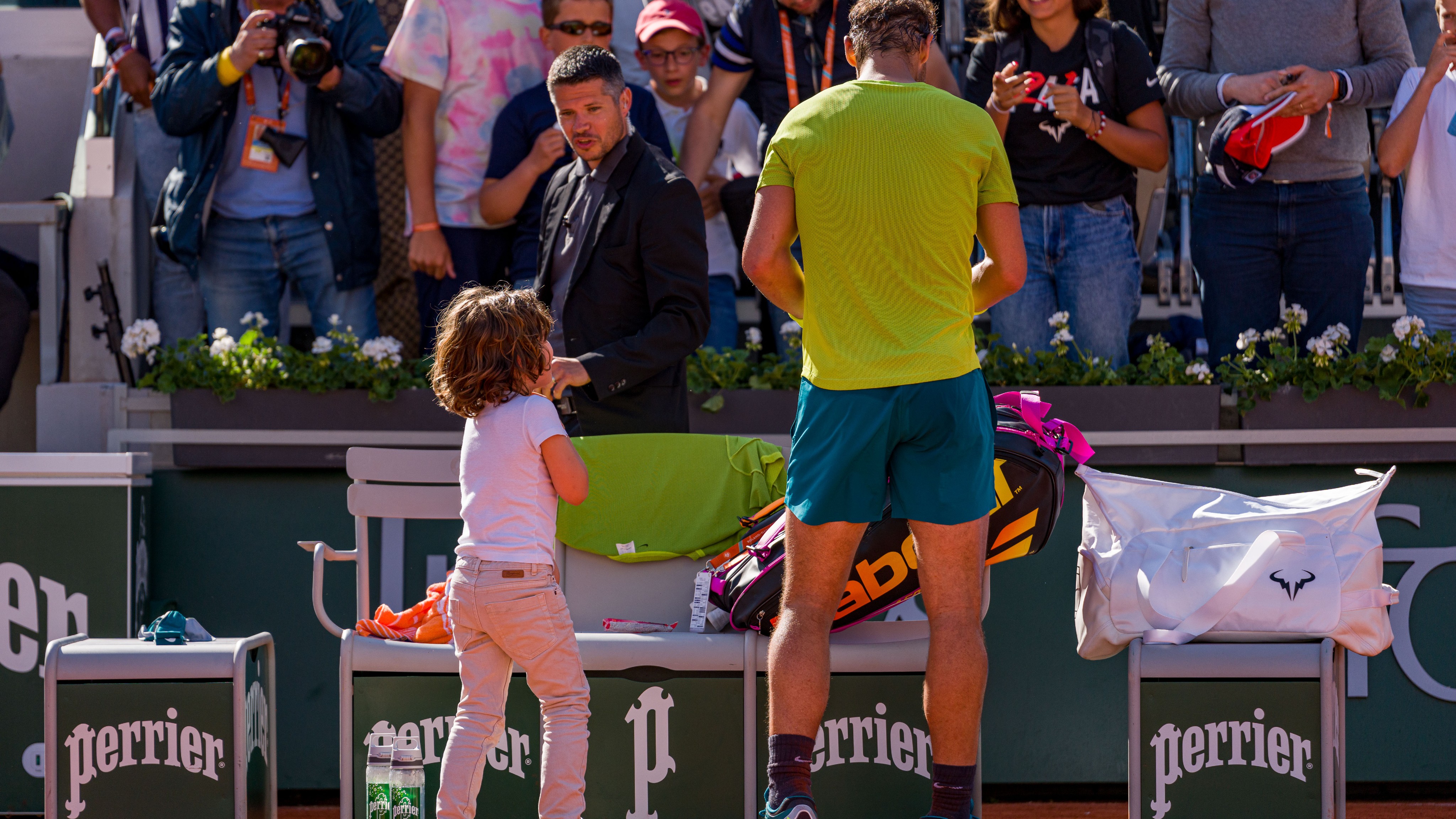 A Roland Garros legkedvesebb pillanata volt, mikor egy kisfiú odaszaladt Nadalhoz