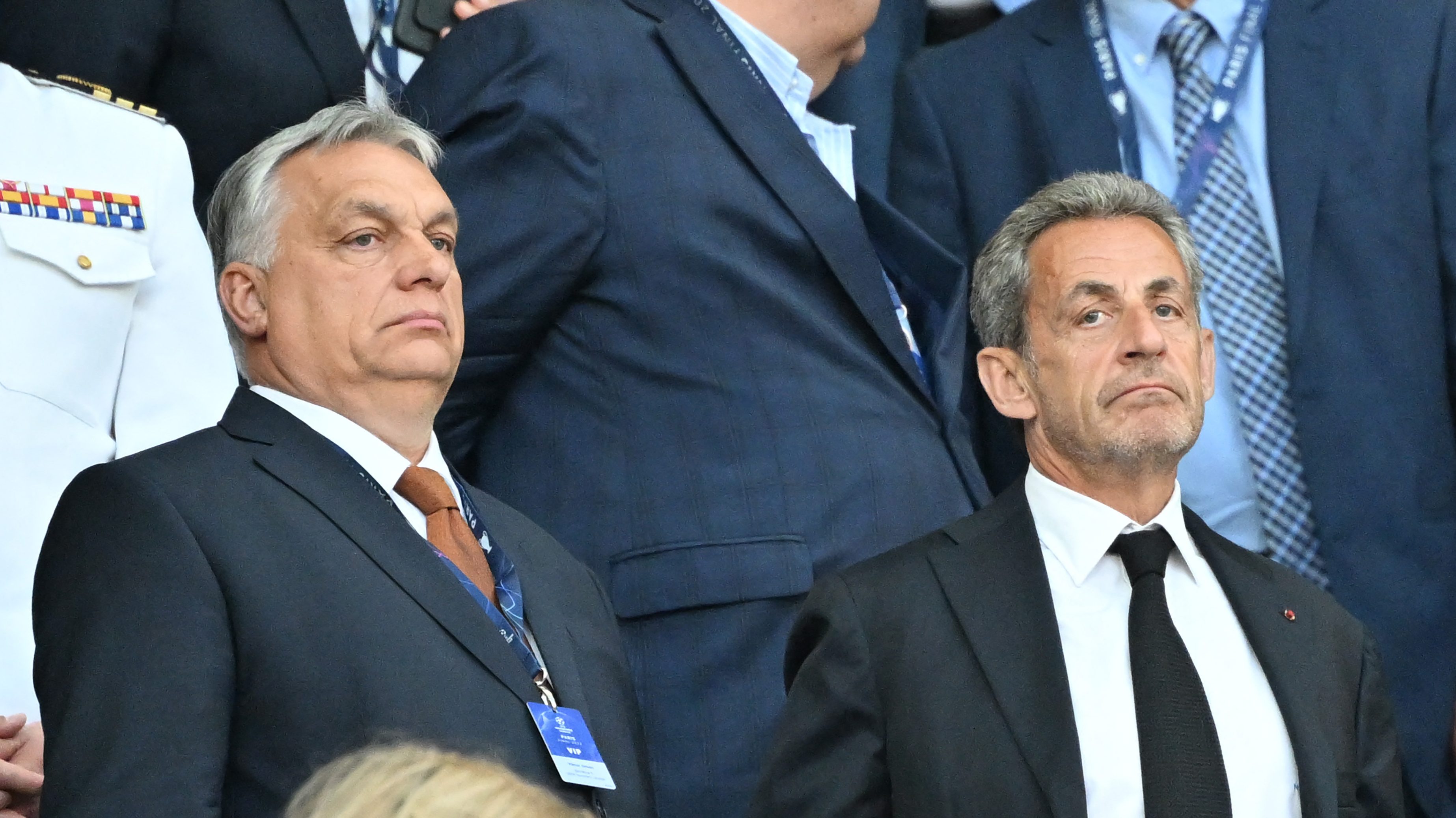 Nicolas Sarkozy oldalán nézte a BL-döntőt Orbán Viktor