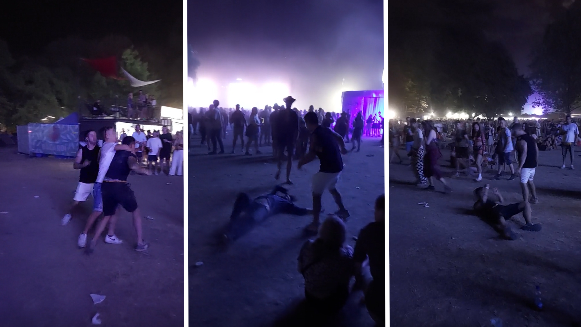 Két külföldit ütött ki, egyiküket fejbe is rúgta a Szigeten verekedő férfi – videó