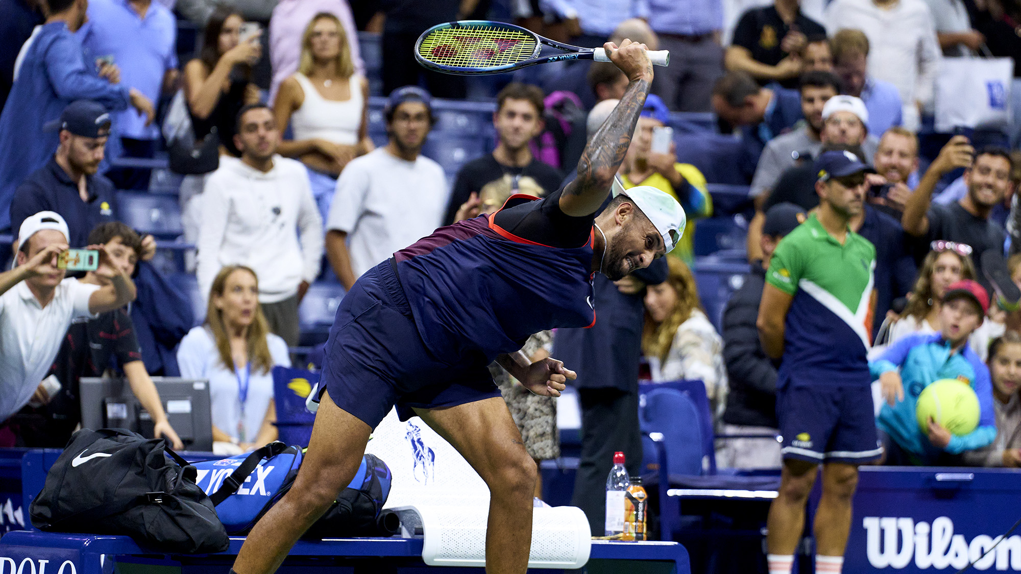 Kyrgios ismét begőzölt, tört-zúzott a US Openen