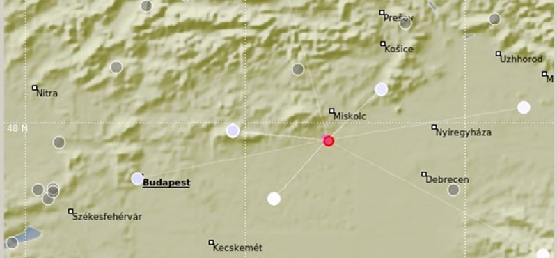 Földrengés volt Borsodban, a lakosság is érzékelte