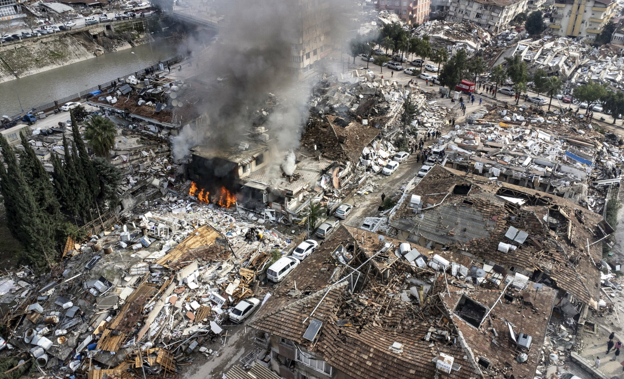 Megrendítő légi felvételek: elképesztő pusztítást végzett a földrengés Törökországban