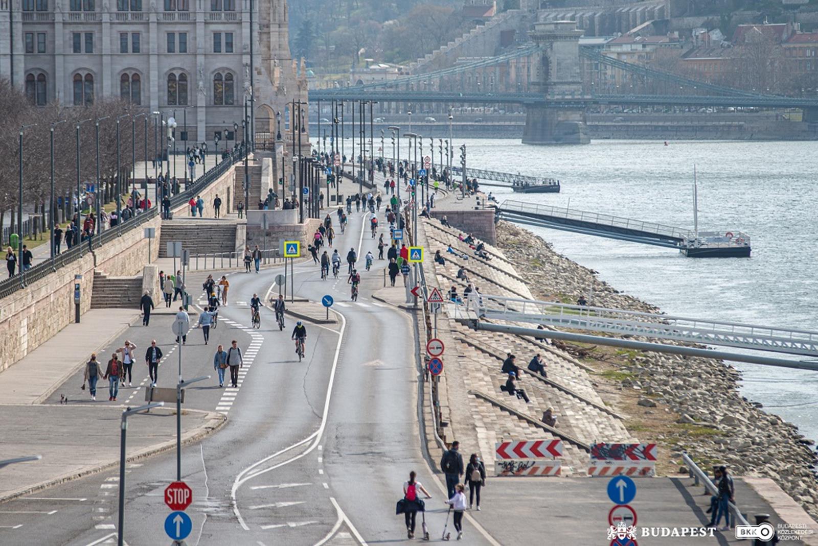 Autómentes lesz a pesti alsó rakpart egy szakasza hétvégén