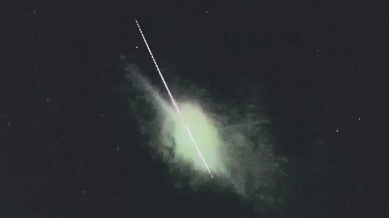 Magyarország felett robbant szét egy meteor