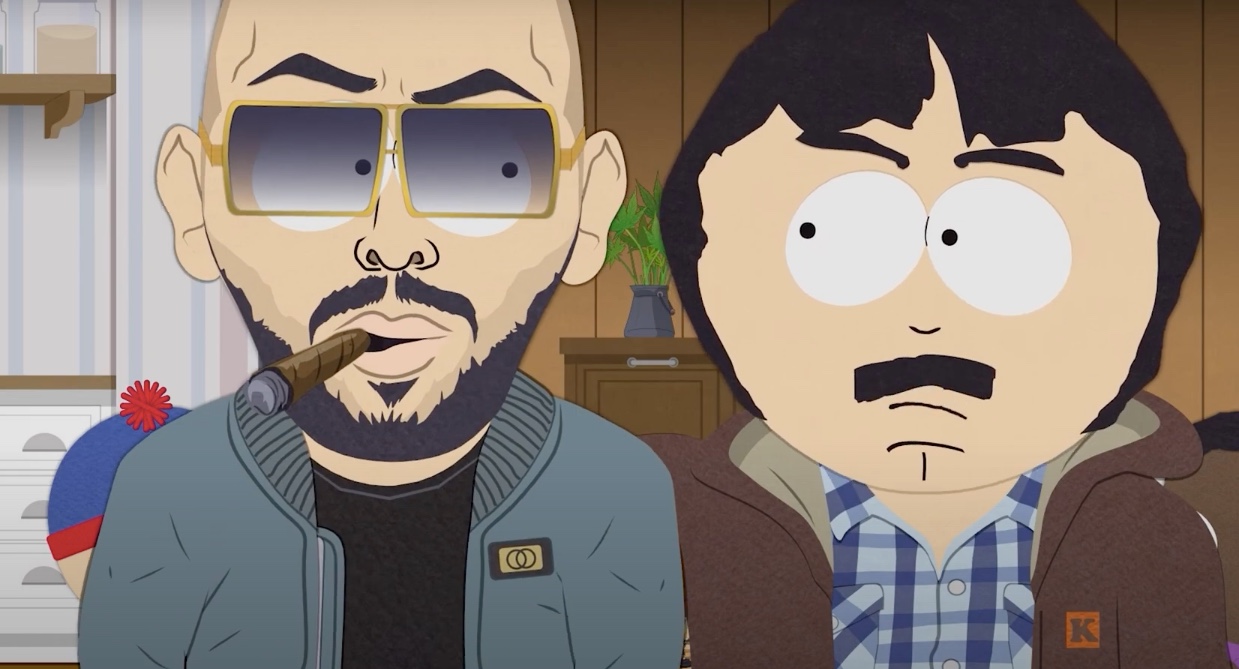 Brutálisan le lesz oltva Andrew Tate román szexkereskedőként a South Park legújabb részében