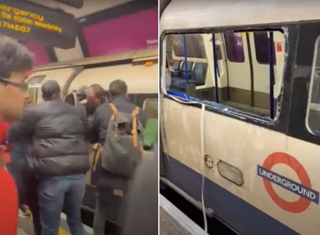 Videó: Pánik a londoni metrón, az ablakokat kitörve menekültek a füstölő kocsiból az utasok