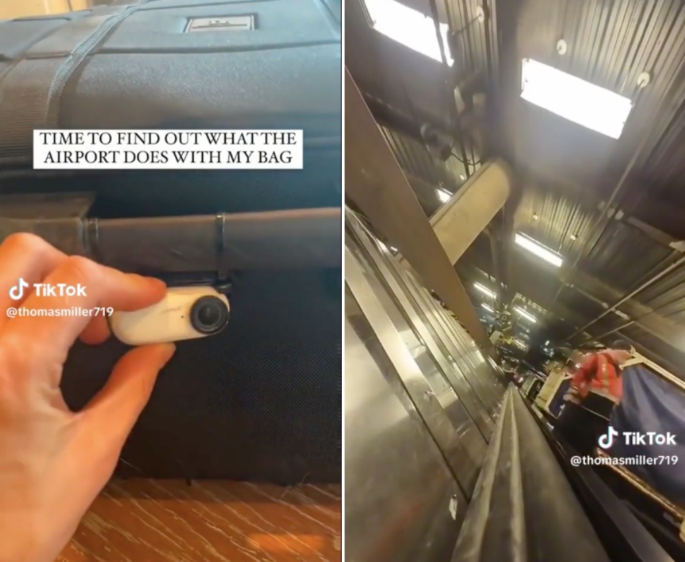 Rejtett kamerás videó készült arról, hogy mi történik egy bőrönddel a repülőtéren