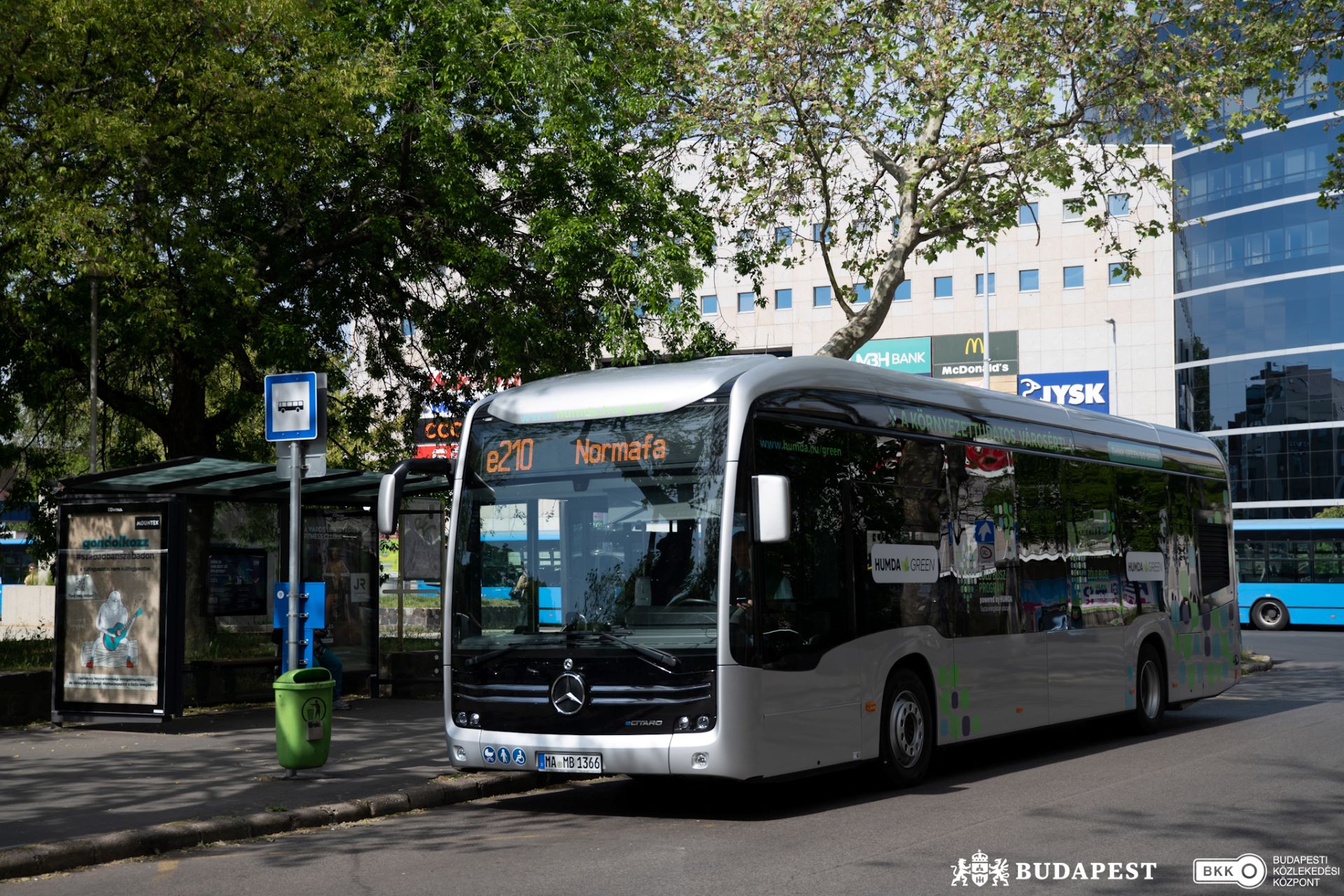 A jövő buszát tesztelik Budapesten, egy hétig ingyen lehet utazni vele