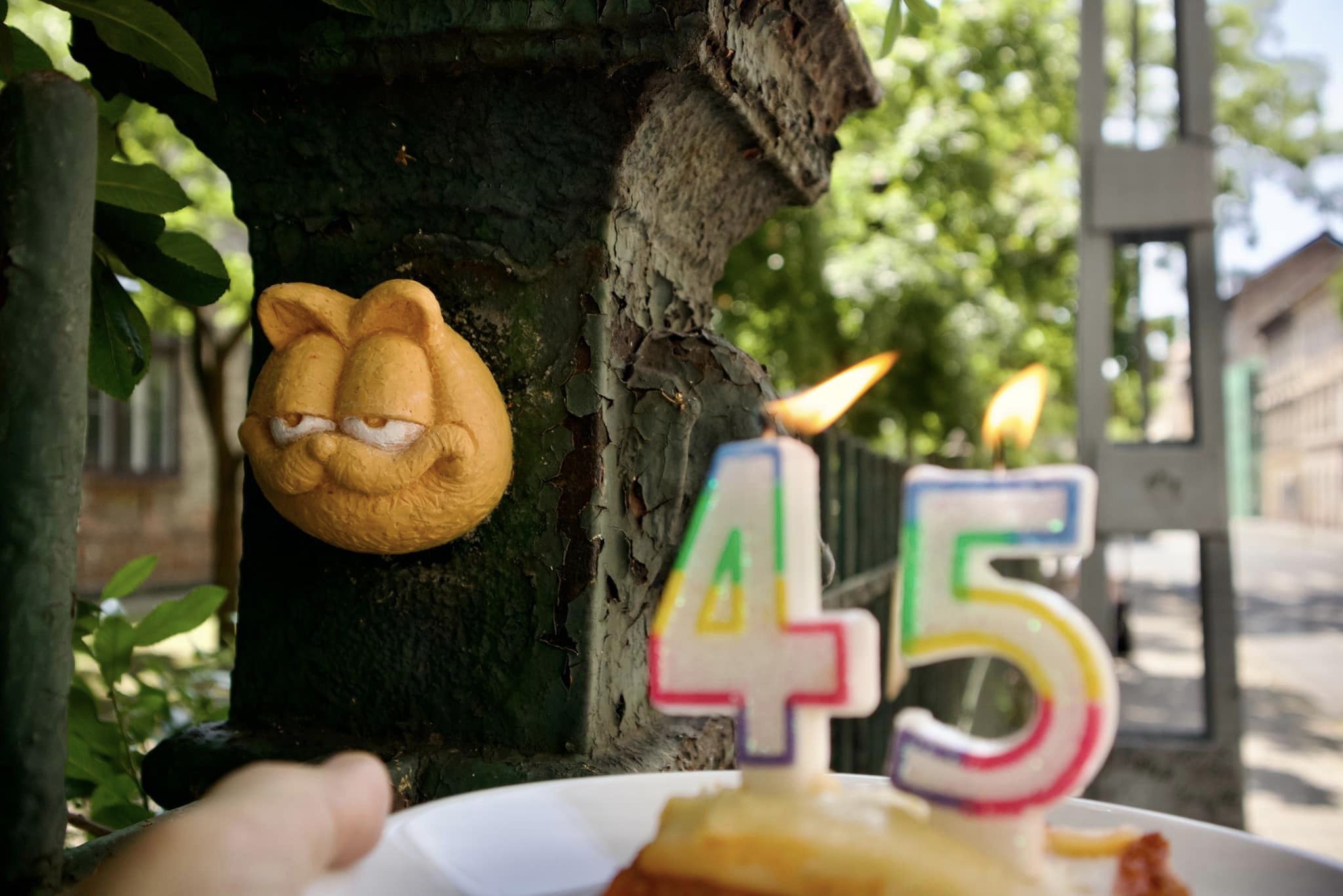 Garfield születésnapja ihlette az újabb Kolodko-szobrot