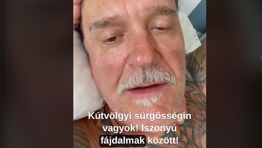 A Kartel alapító tagja a sürgősségiről üzent: „Nemsokára visznek epeműtétre, szorítsatok!”