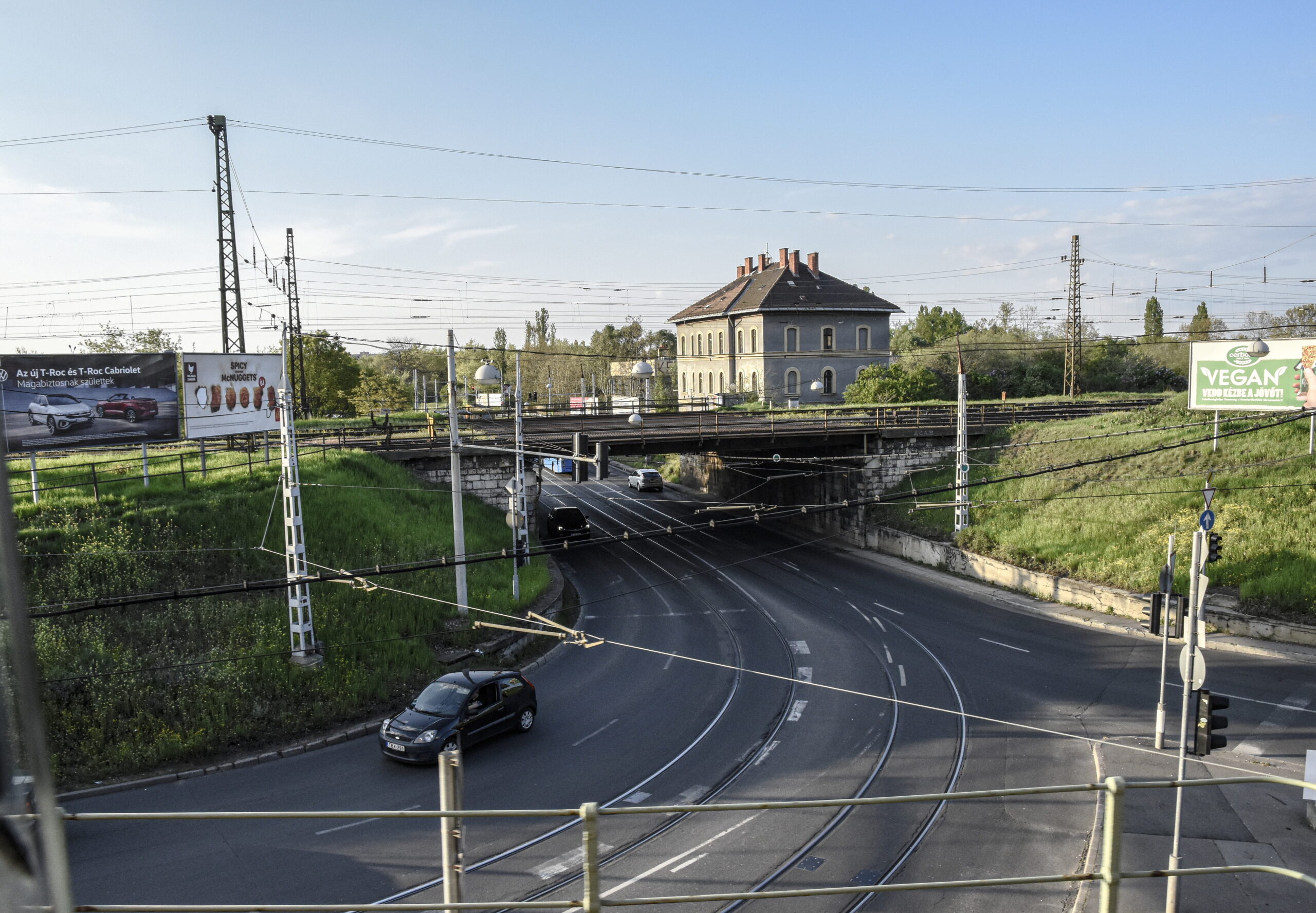 Villámárvíz volt Budapesten az Élessaroknál kora reggel