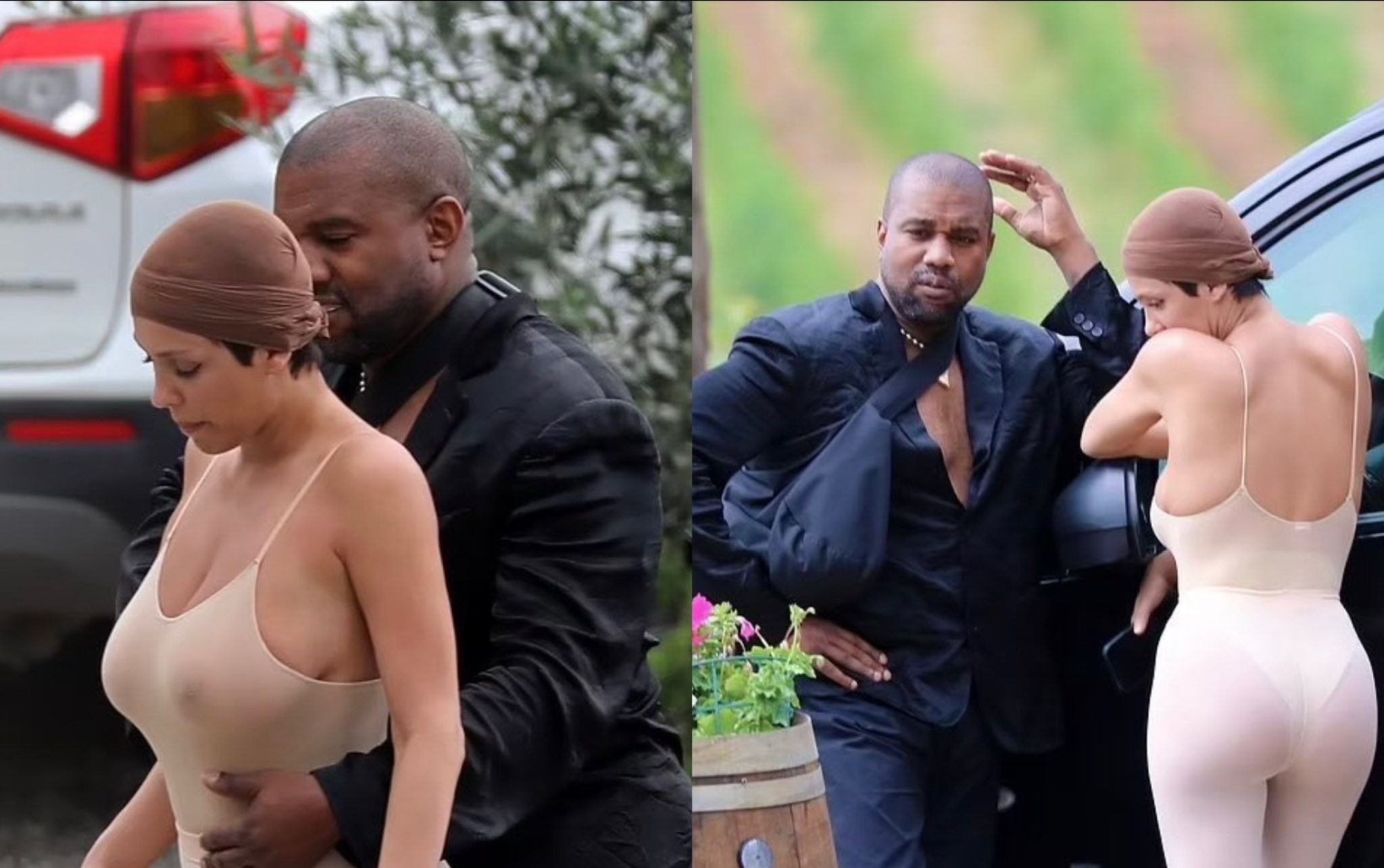 Most is teljesen átlátszó ruhát sikerült felvennie Kanye West feleségének: ezúttal Kim Kardashiannak öltözött