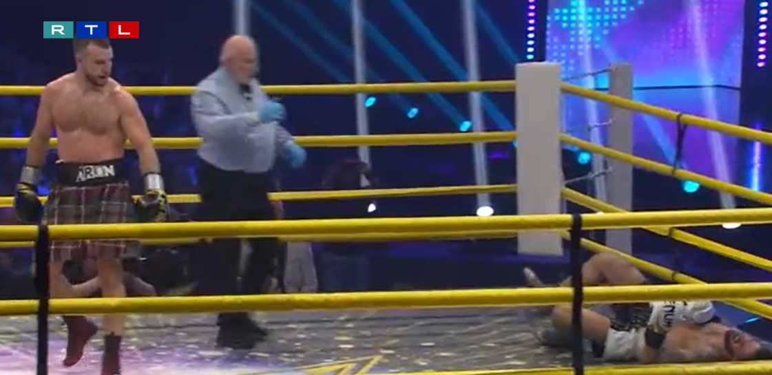Videó: Molnár Áron kiütéssel nyert Frohner Fecó ellen a Sztárbox első meccsén