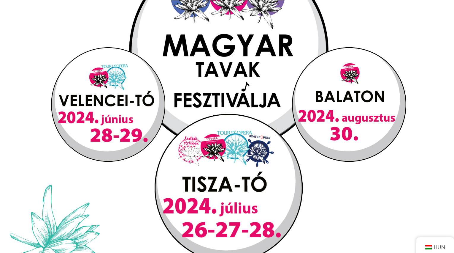 A nyár egyik különlegessége lesz a Magyar Tavak Fesztiválja: a Velencei-tónál, a Tisza-tónál és a Balatonon