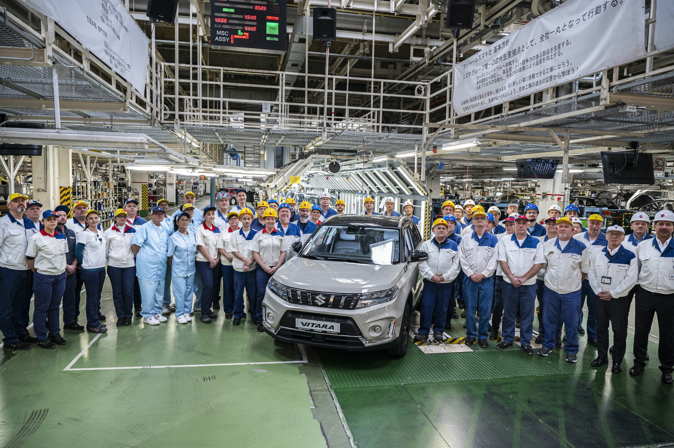 Az esztergomi Suzuki-gyárban a dolgozók több mint negyede vendégmunkás