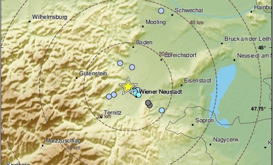 Földrengés volt vasárnap Ausztriában, a magyar határhoz közel