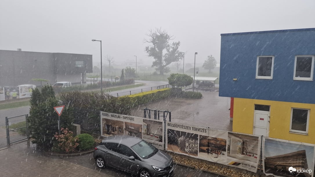 Több mint egy havi eső esett Sopronban és Mosonmagyaróváron