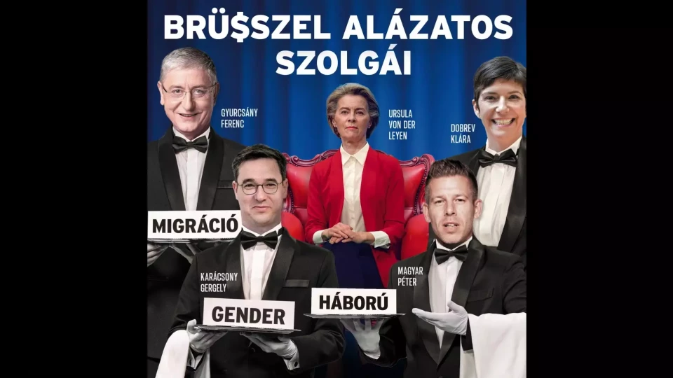 Magyar Péter háborút, Gyurcsány Ferenc migrációt, Karácsony Gergely pedig gender-propagandát tálal fel a Fidesz új kampányvideójában