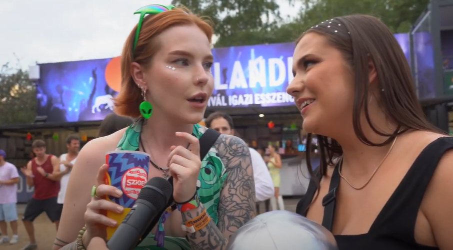 Videó: Imádom az ütemet, de fogalmam sincs, hogy mit mond – Azahriah bejött a Sziget-fesztiválozóknak